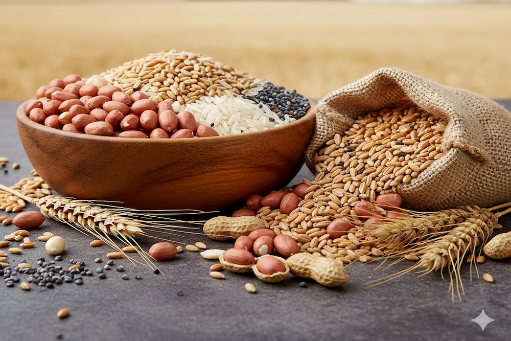 Cereals and Groundnuts